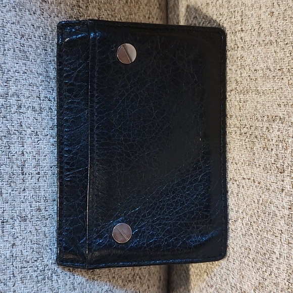 Balenciaga •Leather Card Holder/Case•Black•Used - Picture 1 of 7